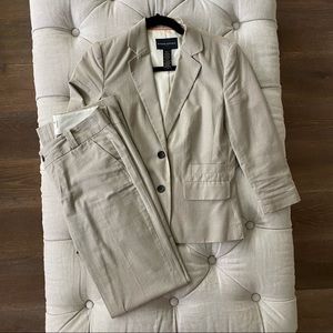 Banana Republic light cotton suit